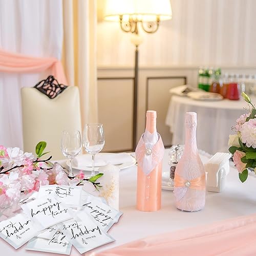 Miniatura 6 de Happy Tears - Paquete de pañuelos de 3 capas para boda, pañuelos de boda para invitados, tamaño de viaje, pañuelos faciales individuales para boda,