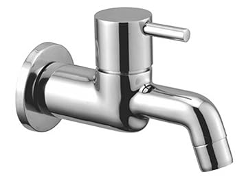 Drizzle Long Body Flora Brass Chrome Plated/Bathroom Tap/Quarter Turn Tap/Foam Flow Tap