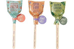 Modern Sprout Seed Pops Gift Set: 10 Windowsill Garden Seed Lollipops with...