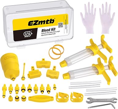 Brake Bleed Kit, Mountain Bike Oil Mineral Brake Change Kit, Hydraulic Disc Brake Bleed Kit Tool, for Shimano TEKTRO MAGURA SRAM MTB Mountain Bike Brake Repair Tools