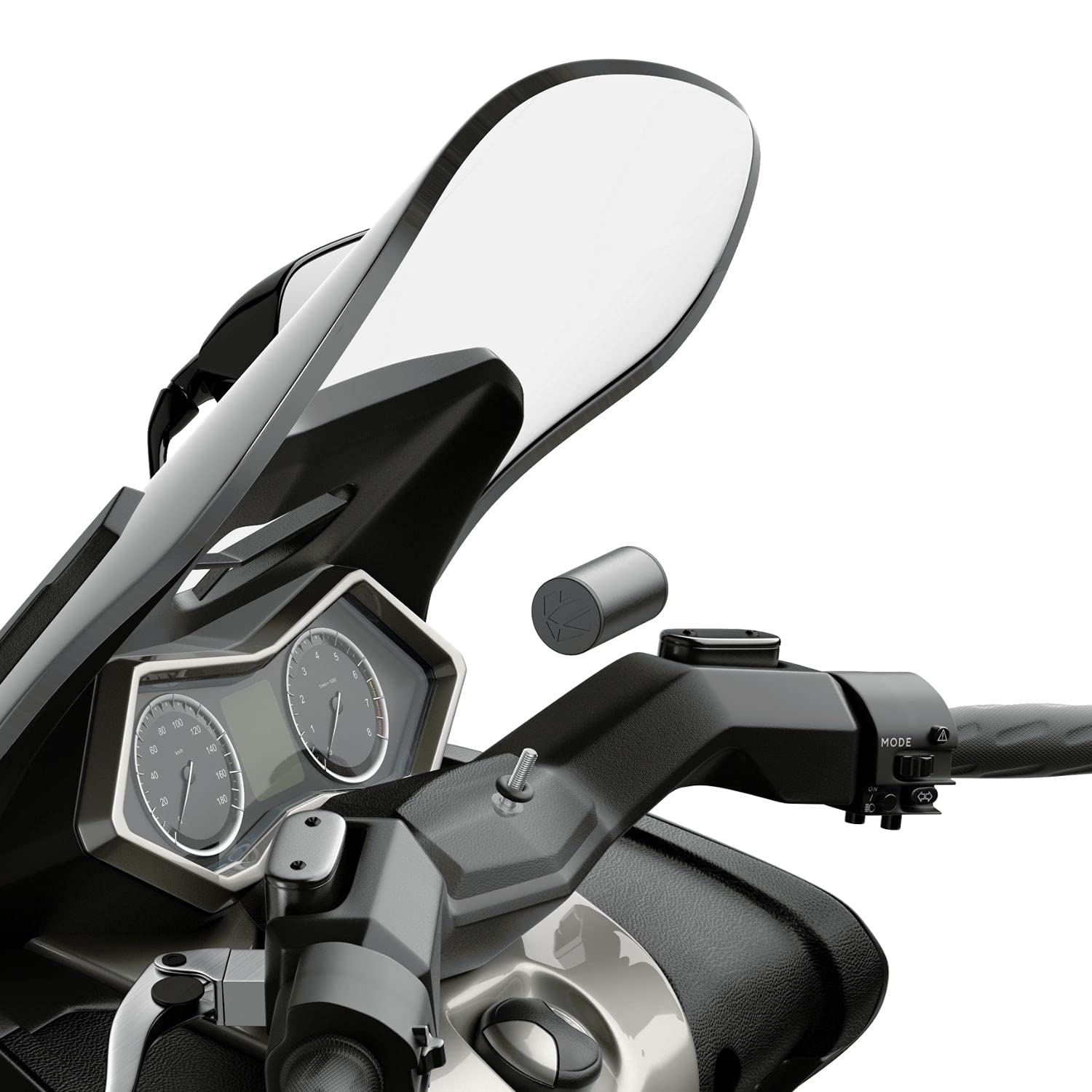 SHAPEHEART, Soporte movil magnético para maxi scooter. Universal, impermeable y antivibracion