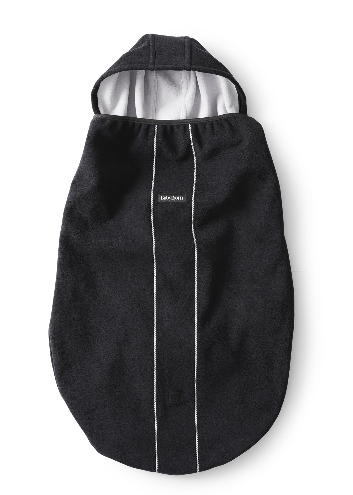 Bundle of BabyBjörn Porte-bébé Harmony, Mesh 3D, Argent + Cape pour Porte-bébé, Noir