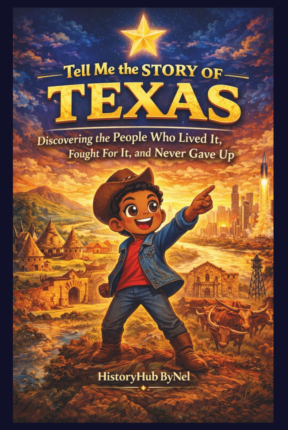 Tell Me the STORY OF TEXAS: A Fun History Book for Curious Kids!: Discovering the People Who Lived It, Fought For It, and Never Gave Up (Collection of State Histories of the USA)