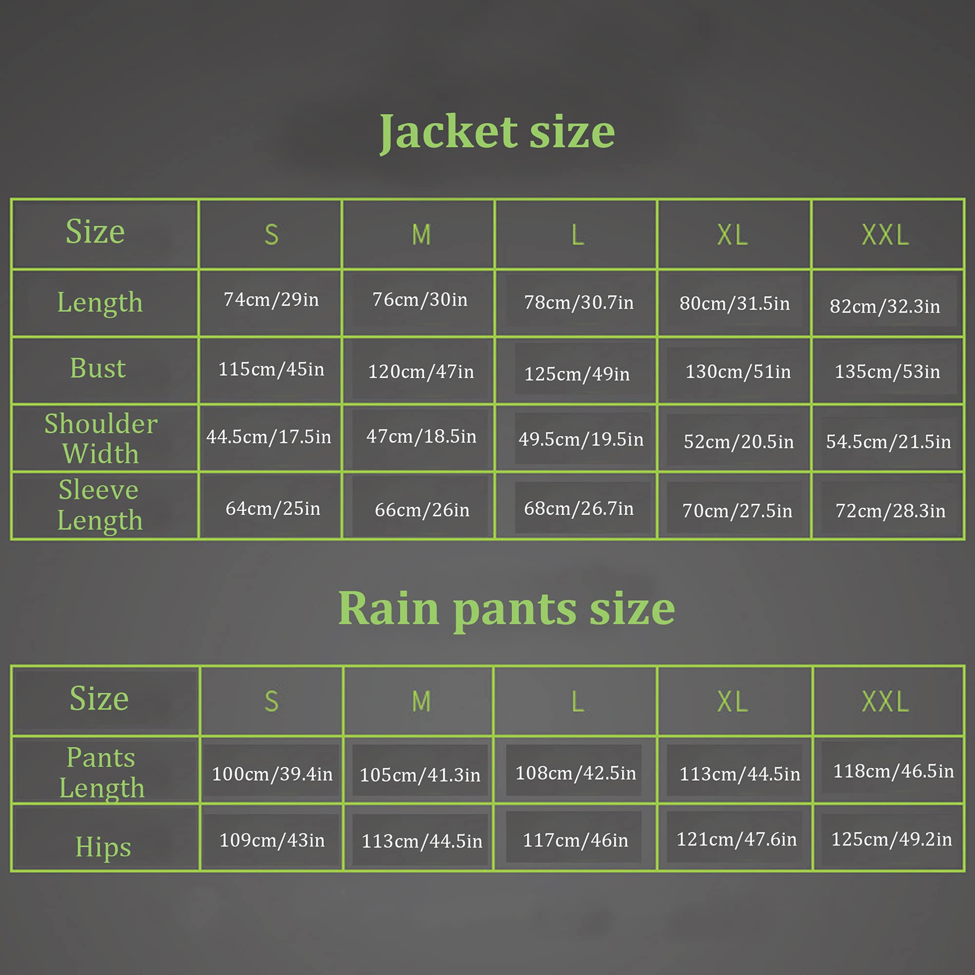 Manteau de Pluie Moto pour Hommes, Ensemble de Vêtements de Pluie Imperméables (Veste et Pantalon) avec Réflecteur Haute Visibilité pour la Pêche à Vélo en Moto