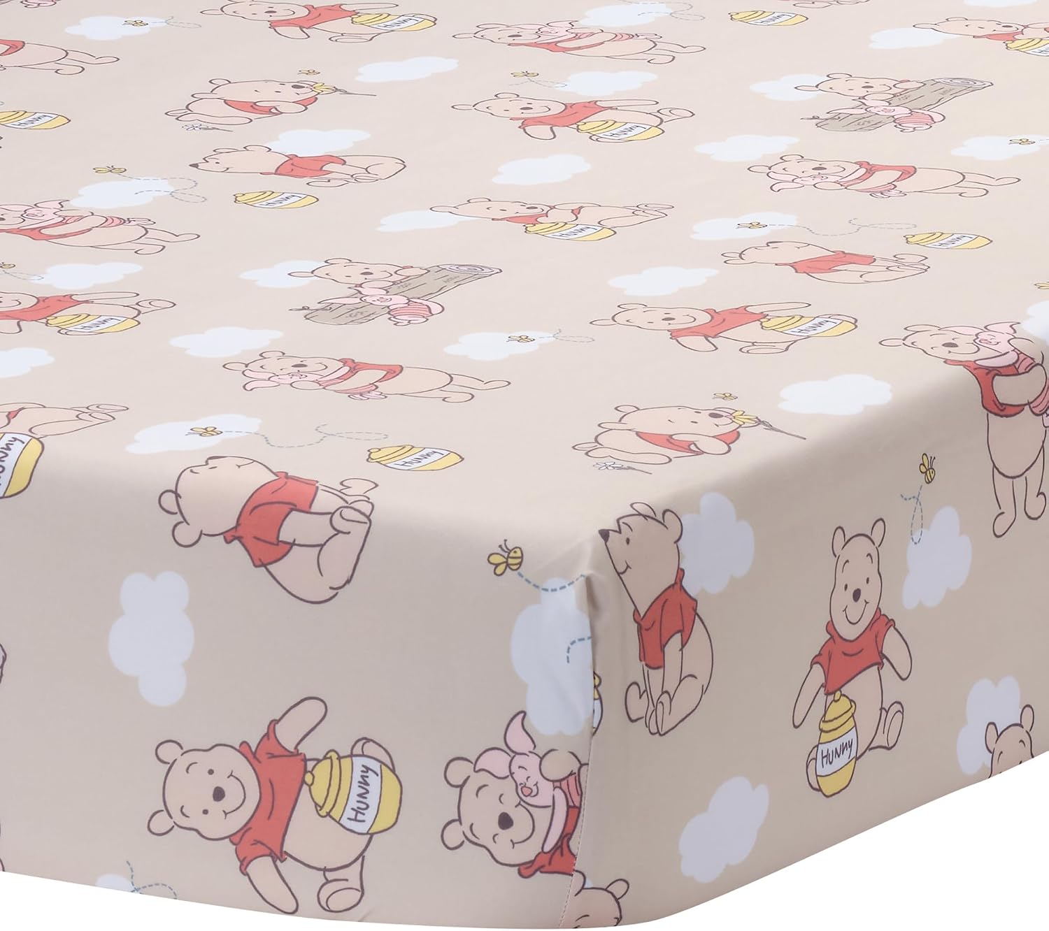 Bedtime Originals Disney Baby Winnie The Pooh & Friends Fitted Crib Sheet