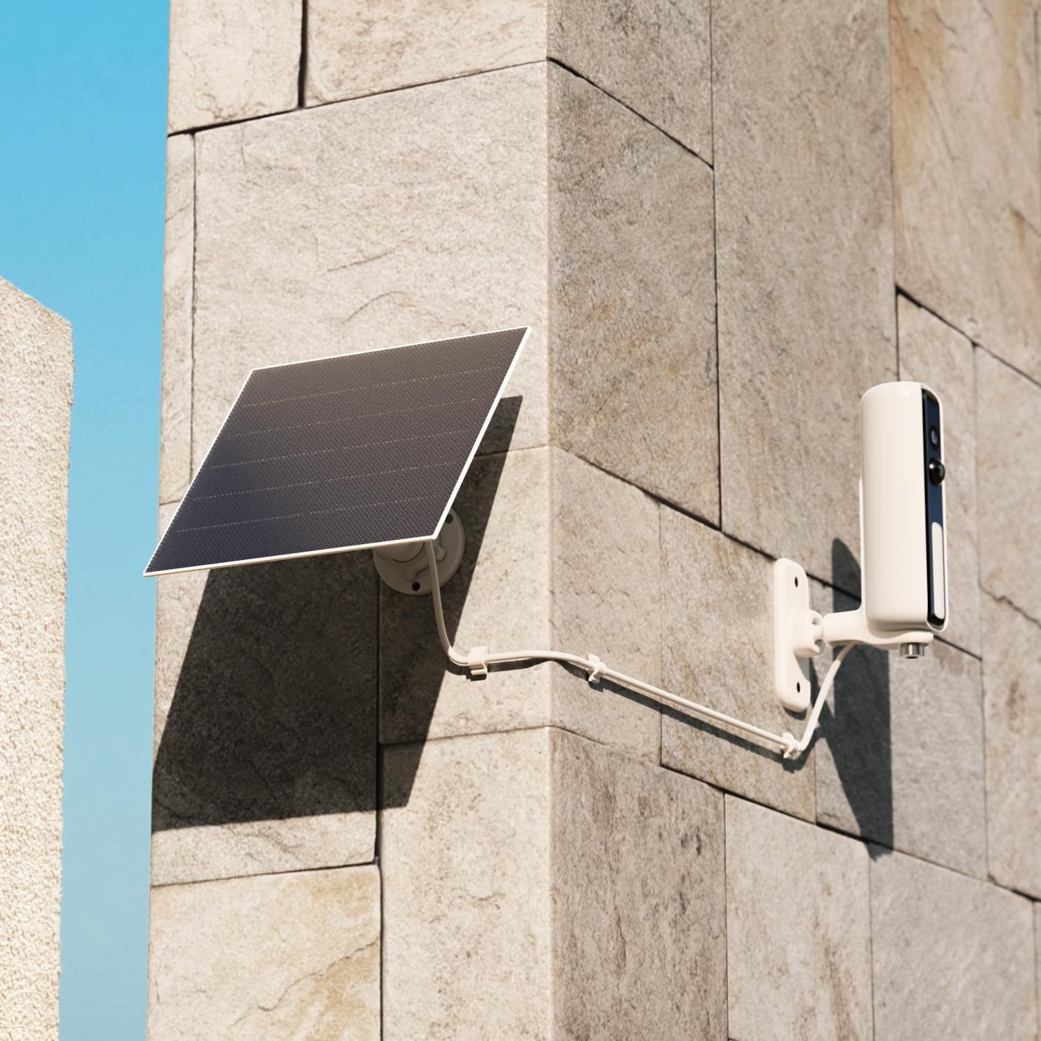 Reli Solar Panel for Camera in Birddy Bird House & Bird Feeder & Bird Bath, Efficient Power Solution for Camera