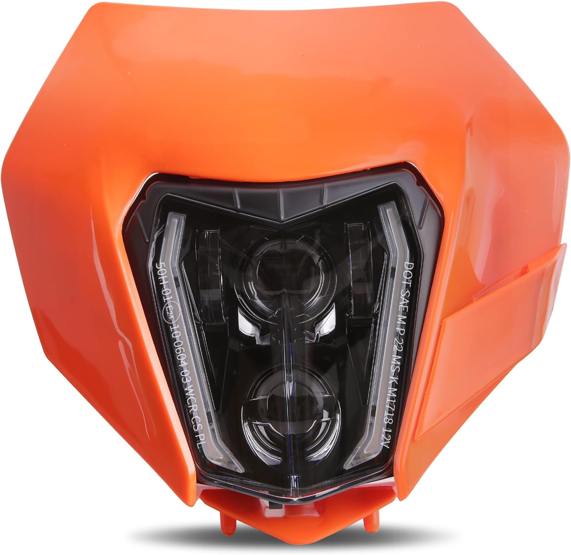 Carbon Mirage Street Fighter Headlight Fairing Stunt Light