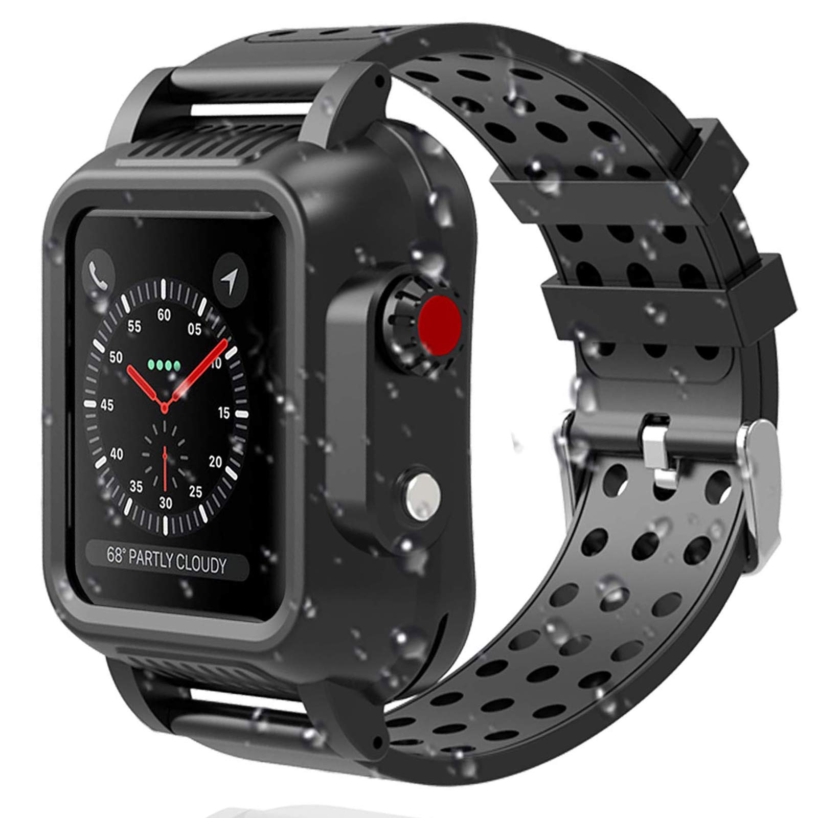 Amazon | 対応 Apple Watch 3 防水 バンド+ケース アップルウォッチ3 