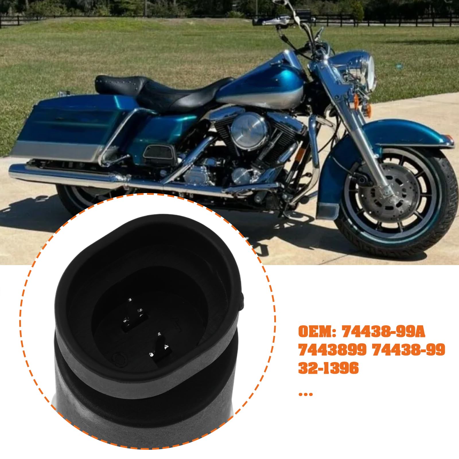 Interruttore sensore pressione olio 74438-99 7443899 compatibile con Ha-rley Flhr Electra Glide Road King 1999-2016