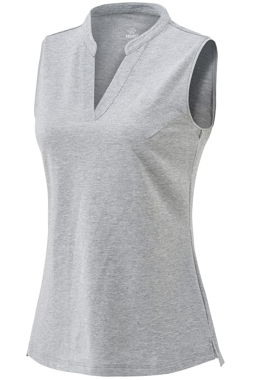 Polo Mujer Sin Mangas Verano Algodón Camiseta Deportivo Poloshirt Transpirable Golf Tops