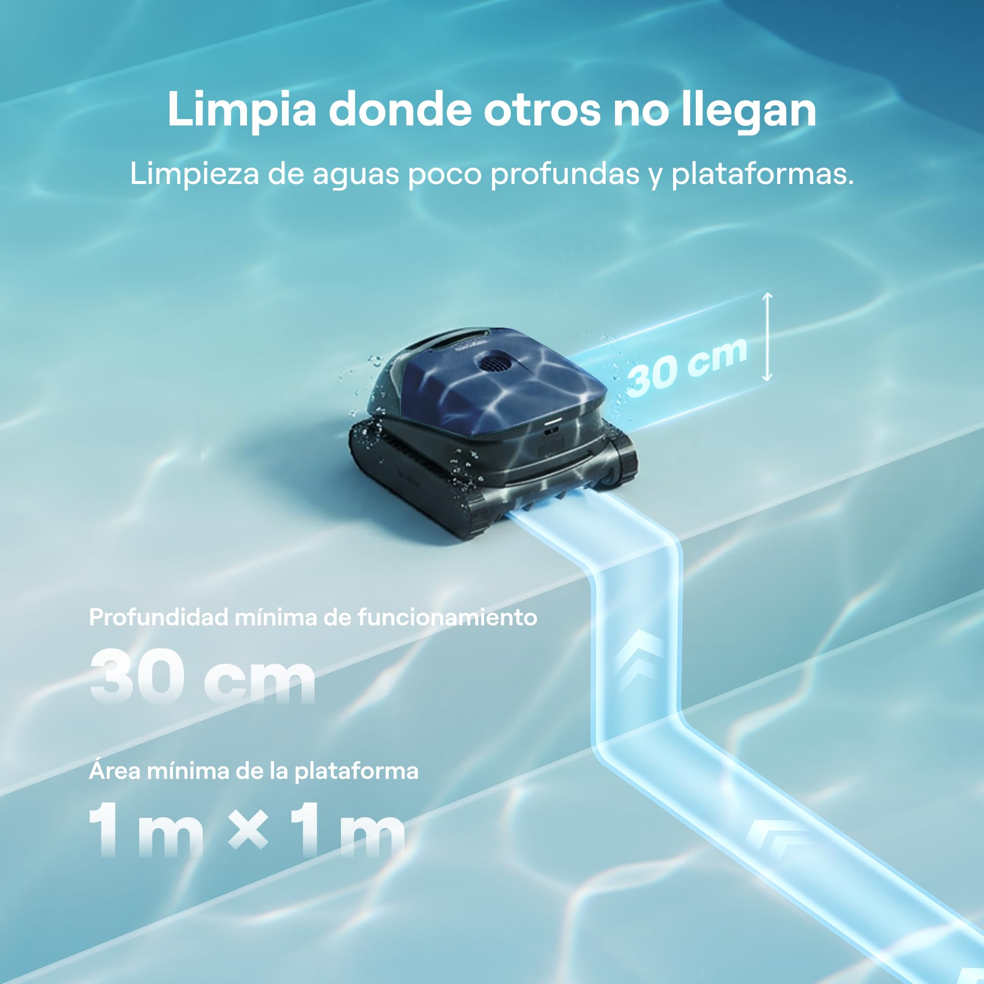 (2026 Nuevo) Beatbot Sora 10 Robot Piscina limpiafondos y Paredes, Plataformas y línea de flotación, 25700 LPH, Estacionamiento línea flotación, 5l residuos,Controllo App,Piscinas enterradas/elevadas — view 4