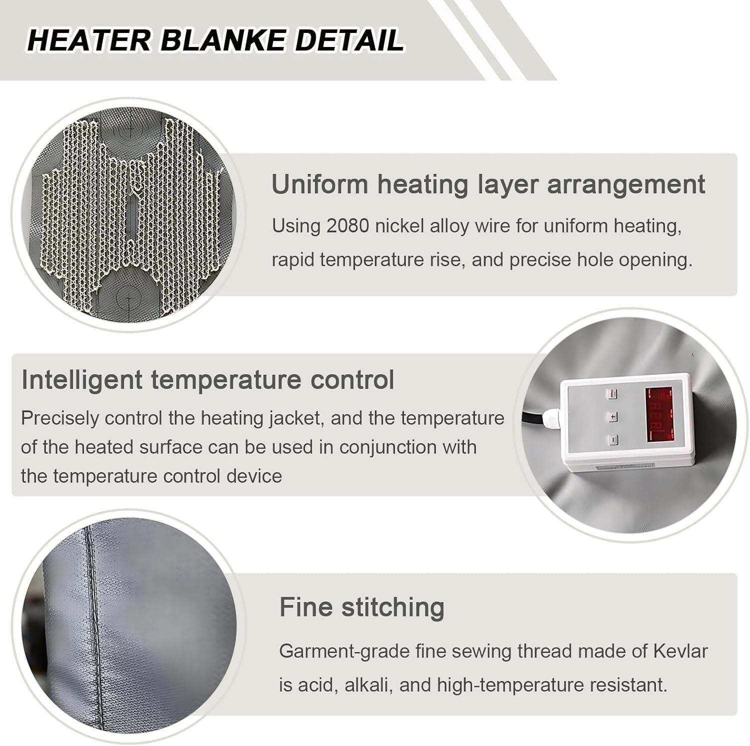 Professional 275-Gallon IBC Tote Heating Blanket – 4000W Fast Heating Electric Heater Jacket – Full Coverage Thermal Blanket with Optional Adjustable Thermostat for Industrial Oil Drum Storage