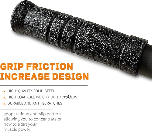 Miniatura 2 de Barra recta, barra desplegable giratoria 360, accesorios de cable para accesorios de cable para máquina de cable de gimnasio, barra de rizo de