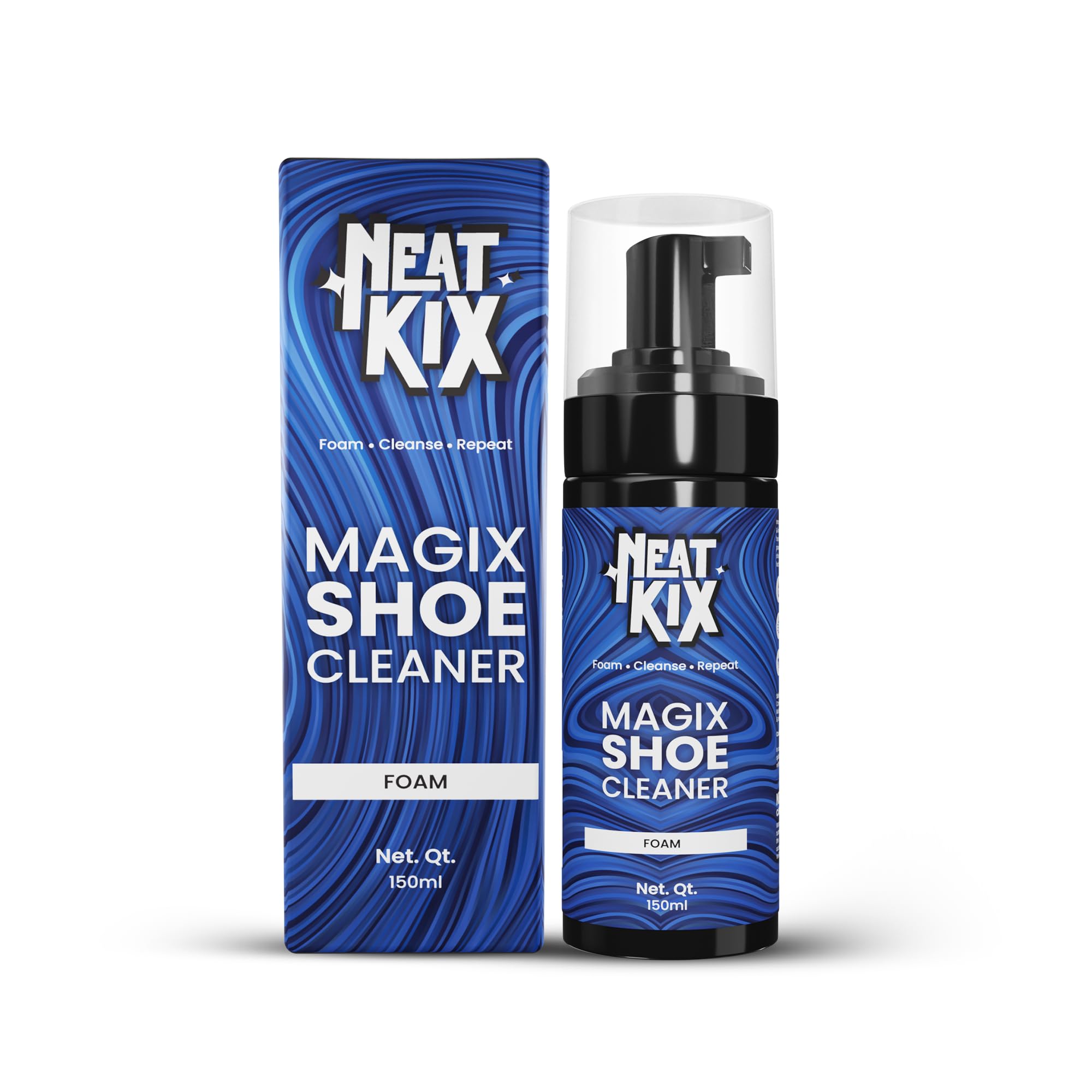 NEATKIX Instant and Easy Shoe Cleaning Foam | Foam Sneaker Cleaner | 150ML Shoe Cleaning Foam | Easy to Use Kit | Instant Shoe Cleaner for Sports, Leather, Canvas, Suede, and White Shoes (B0CXFY8ZQ1) Amazon Price History, Amazon Price Tracker