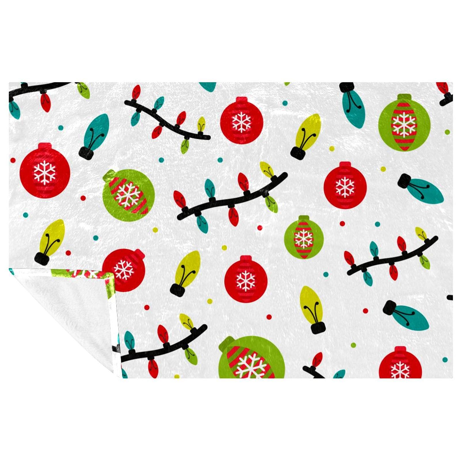 Couverture douce de qualité supérieure Lanterne de Noël chaude 150x100 cm