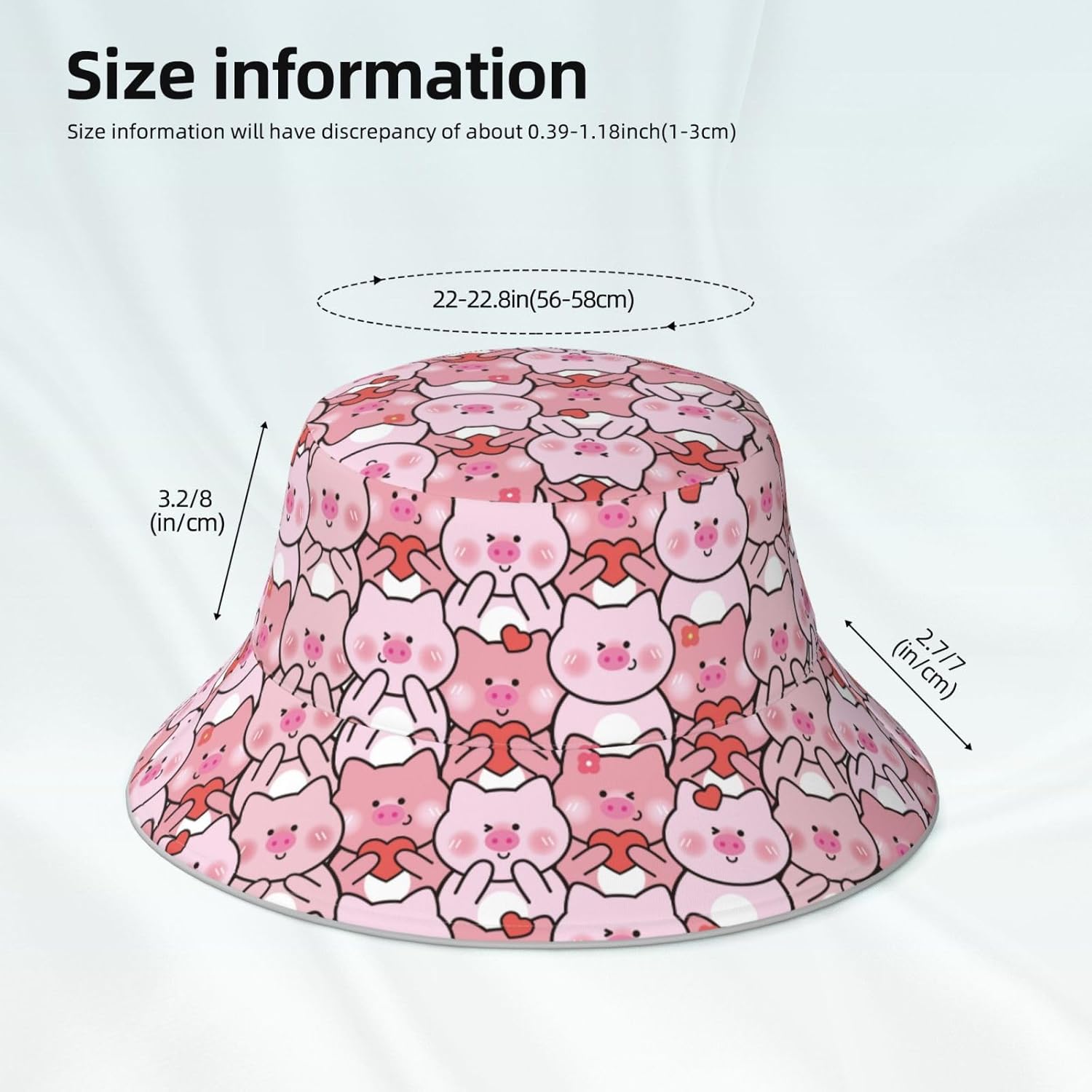 Bucket Hat for Men Women Packable Reversible Printed Summer Hats - Image 5