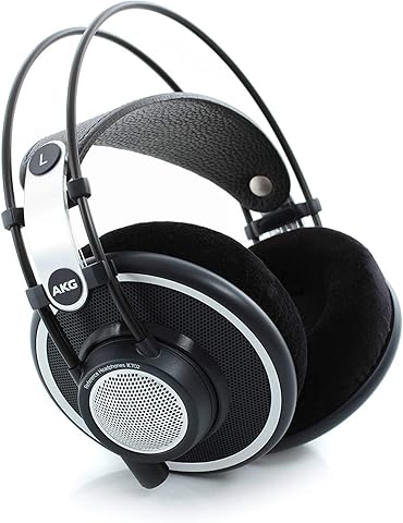 AKG K702 Open-Back Over-Ear Premium Studio Reference Headphones