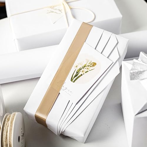 Miniatura 18 de Merture Rollo de papel de regalo de estraza – 30 pulgadas x 32.8 pies – 1 rollo jumbo (81.6 pies cuadrados), papel de estraza rojo para regalo