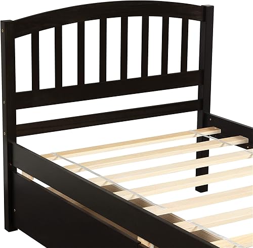 Miniatura 6 de Harper & Bright Designs Base de cama individual, cama individual con cajones, cama individual con plataforma para niños con almacenamiento, marco de