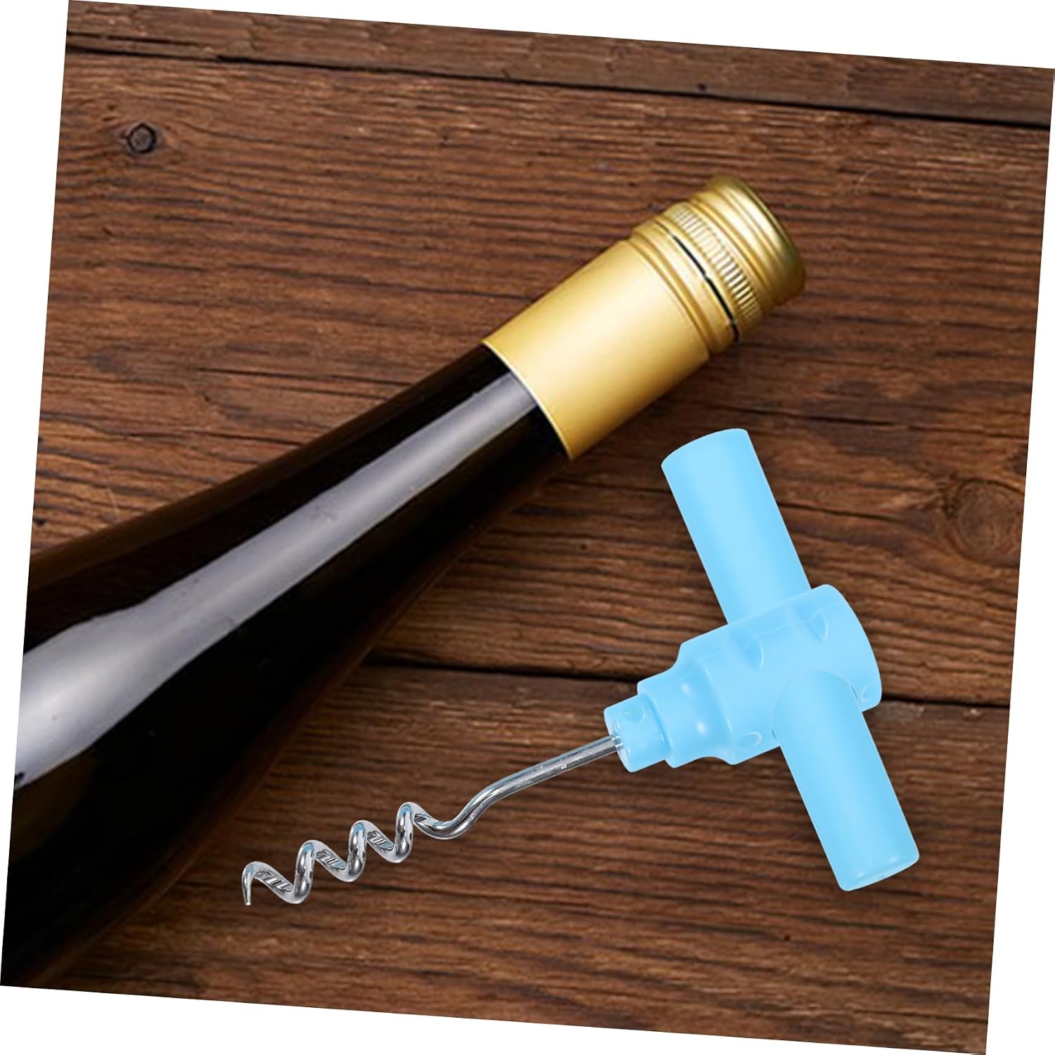 Manual Wine Opener Set 5pcs Corkscrew for Wine Bottles Portable Travel Corkscrew Easy to Use