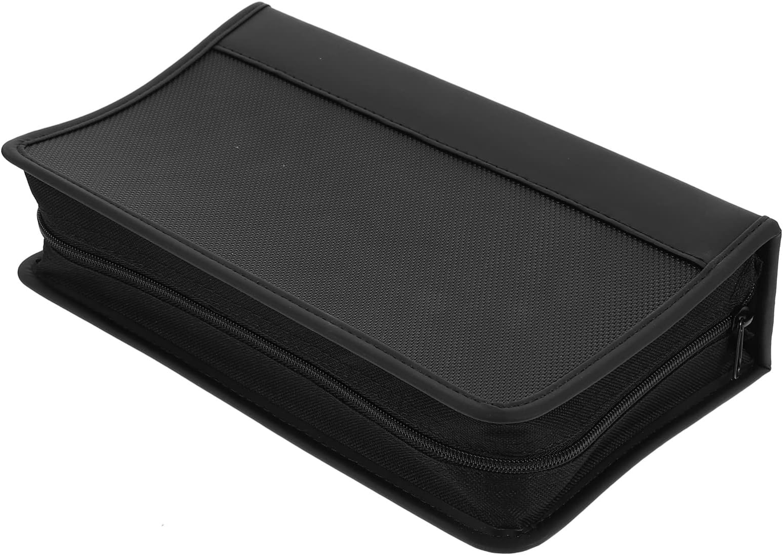 SUPVOX CD Storage Case Car CD Storage Holder Handheld DVD CD Disc Storage Bag 96 Capacity Zipper Storage Bag for Car CD Disc DVD Use