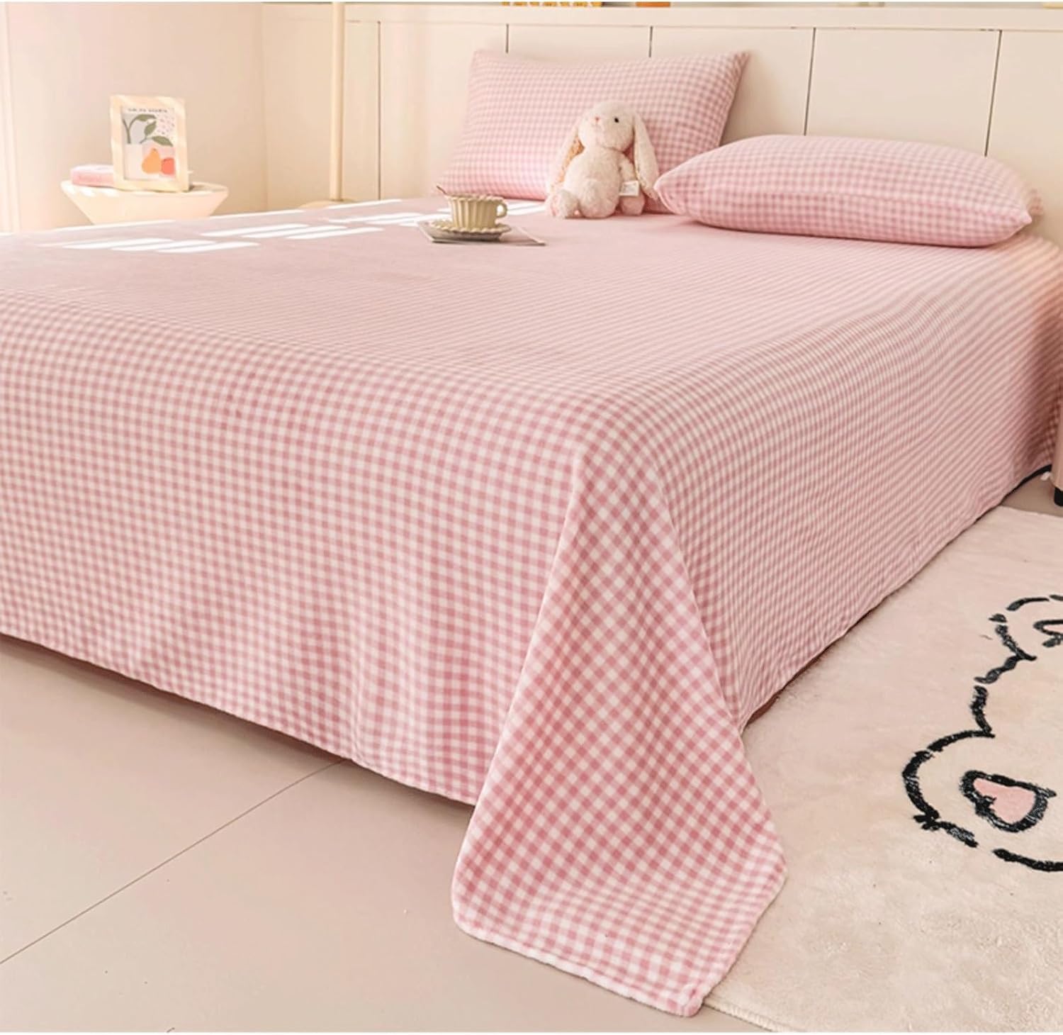 シルク高級 フラットシーツ 寝具|【公式通販】Silk de Night シルクデナイト・高級寝具専門店 ベルベットプラッシュフラットシーツ ツイン フル クイーン ソフトミルクフラフトップシーツ 通気性 静電気防止 高級フランネルベッド