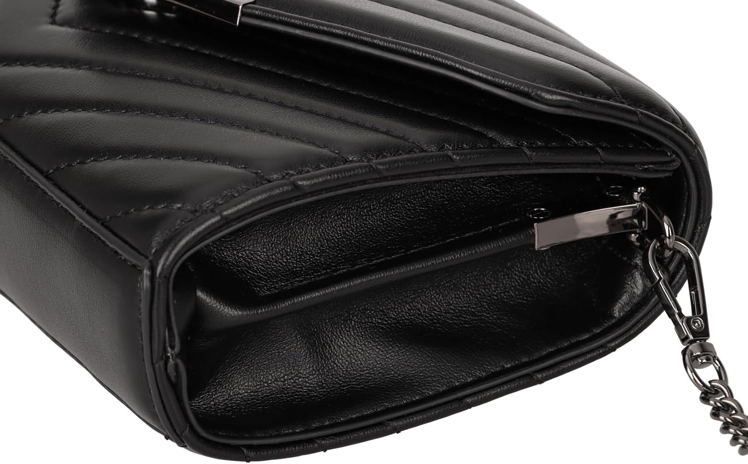 DEXMAY Women Clutch Purses Fashion Quilted Vegan Leather Envelope Evening Handbags Crossbody Bags with Chain Shoulder Strap | Fashion, Quilted, Vegan Leather, Evening, Chain Shoulder Strap - Image 6