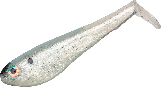 Yum Lures Money Minnow Original Soft Plastic Minnow Swim-Bait Paddle-Tail Fishing Lure, Hologram Shad, 3.5