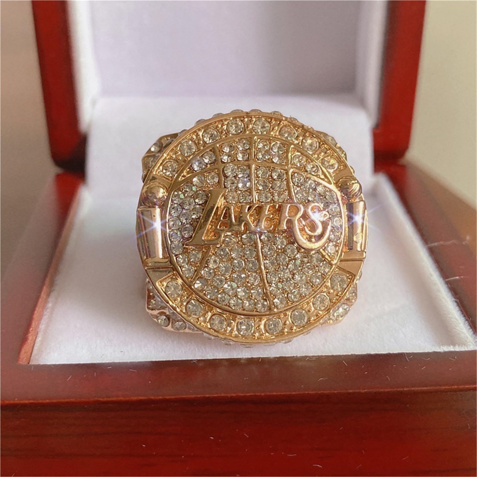 Los Angeles Kobe Championship Ring – Lakers Bryant Basketball-Sportzubehör, Sammlerstück(2010,8#)