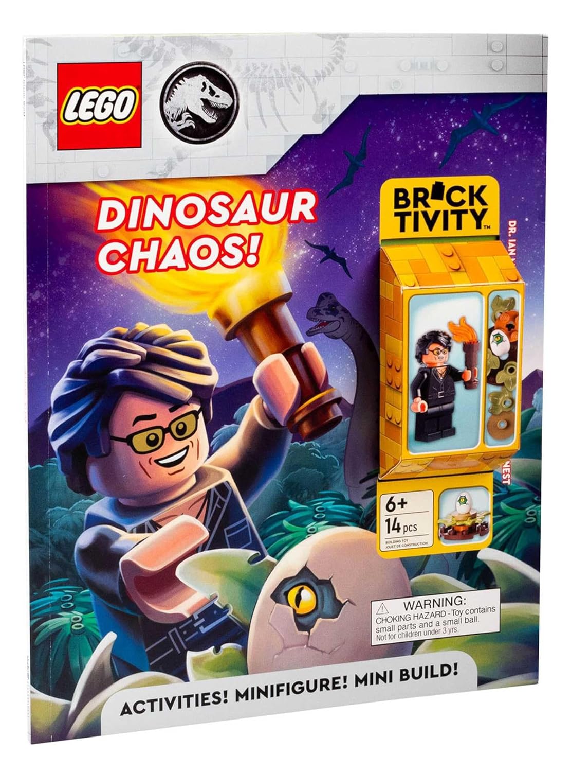 LEGO Jurassic World: Dinosaur Chaos! (Activity Book with Minifigure) - Image 2
