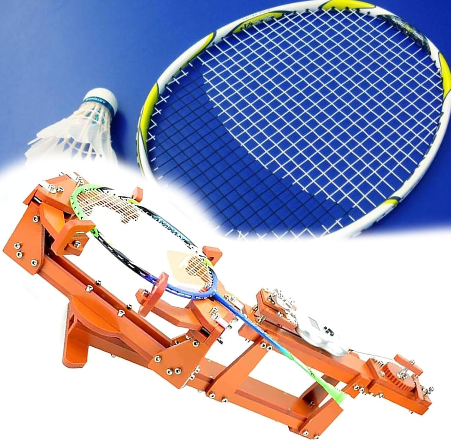Racquet Stringer Machine,Stringing Accessories and Tools,360° Rotating Table,for Tennis,Badminton,Squash
