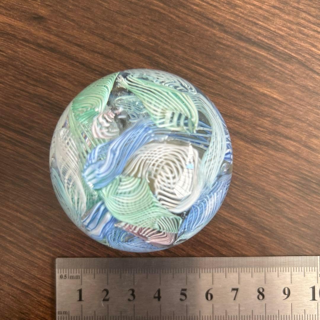 Murano ガラス ペーパーウェイト ムラノ Murano Glass ミルフィオリ