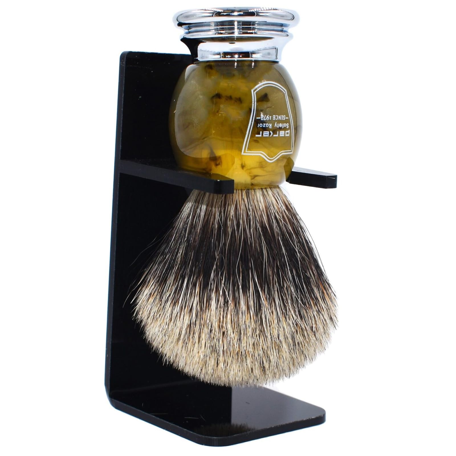 Amazon | parker (パーカー) シェービングブラシ 濃密な泡立ち (100