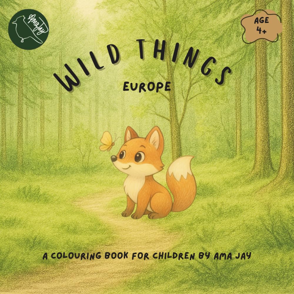 Wild Things - Europe: an educational colouring book