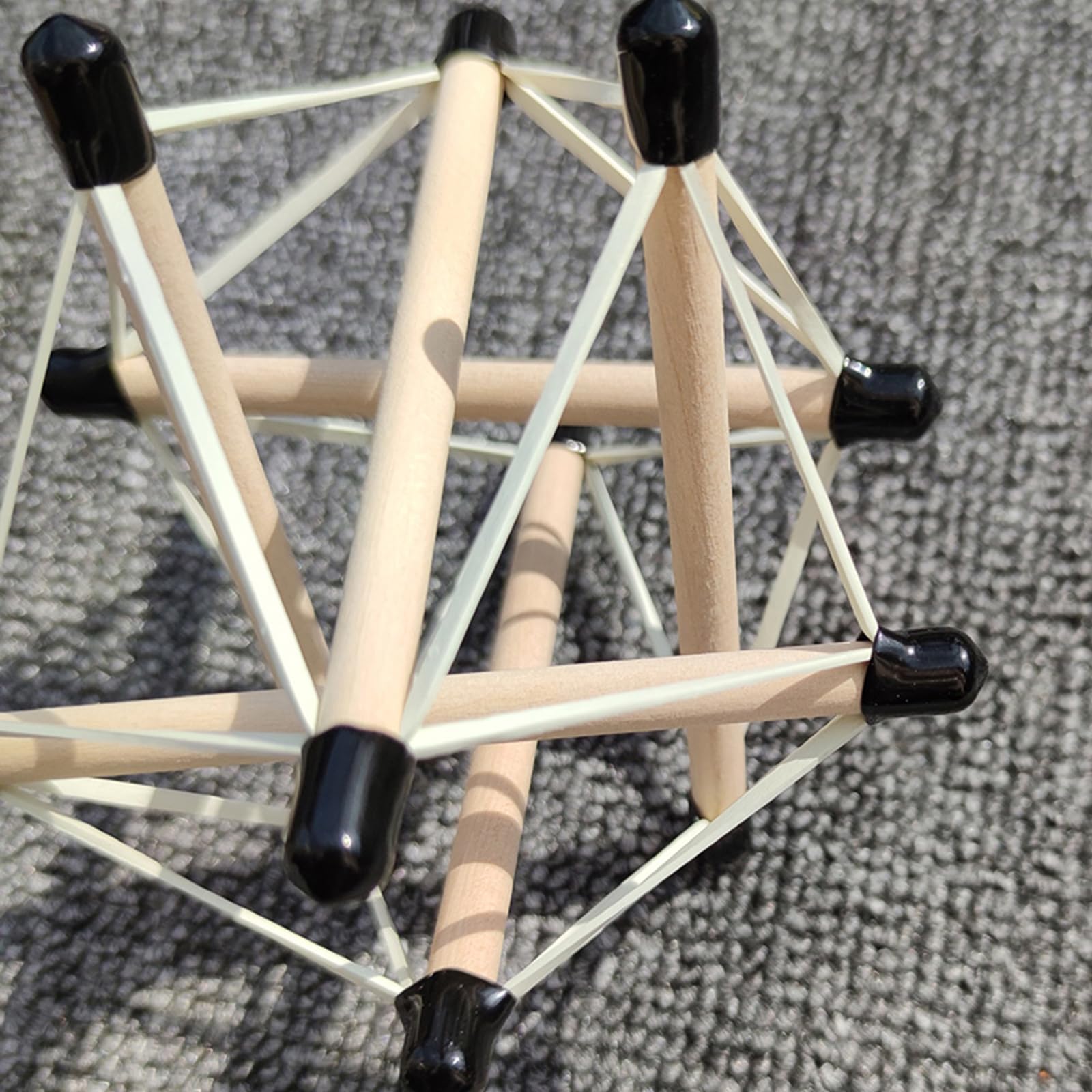 Model kręgosłupa i miednicy Tensegrity do demonstracji napięcia powięziowego, pomoc dydaktyczna do rehabilitacji dynamicznej