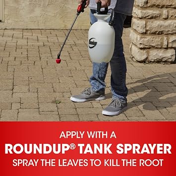 Roundup Concentrate Plus Weed and Grass Killer - Includes Easy Measure Cap, 64 oz.