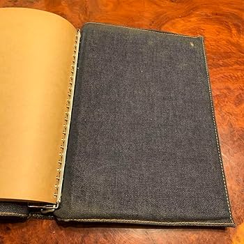 Amazon.co.jp: 希少 made in USA濃紺デニムカバーノート スコビル