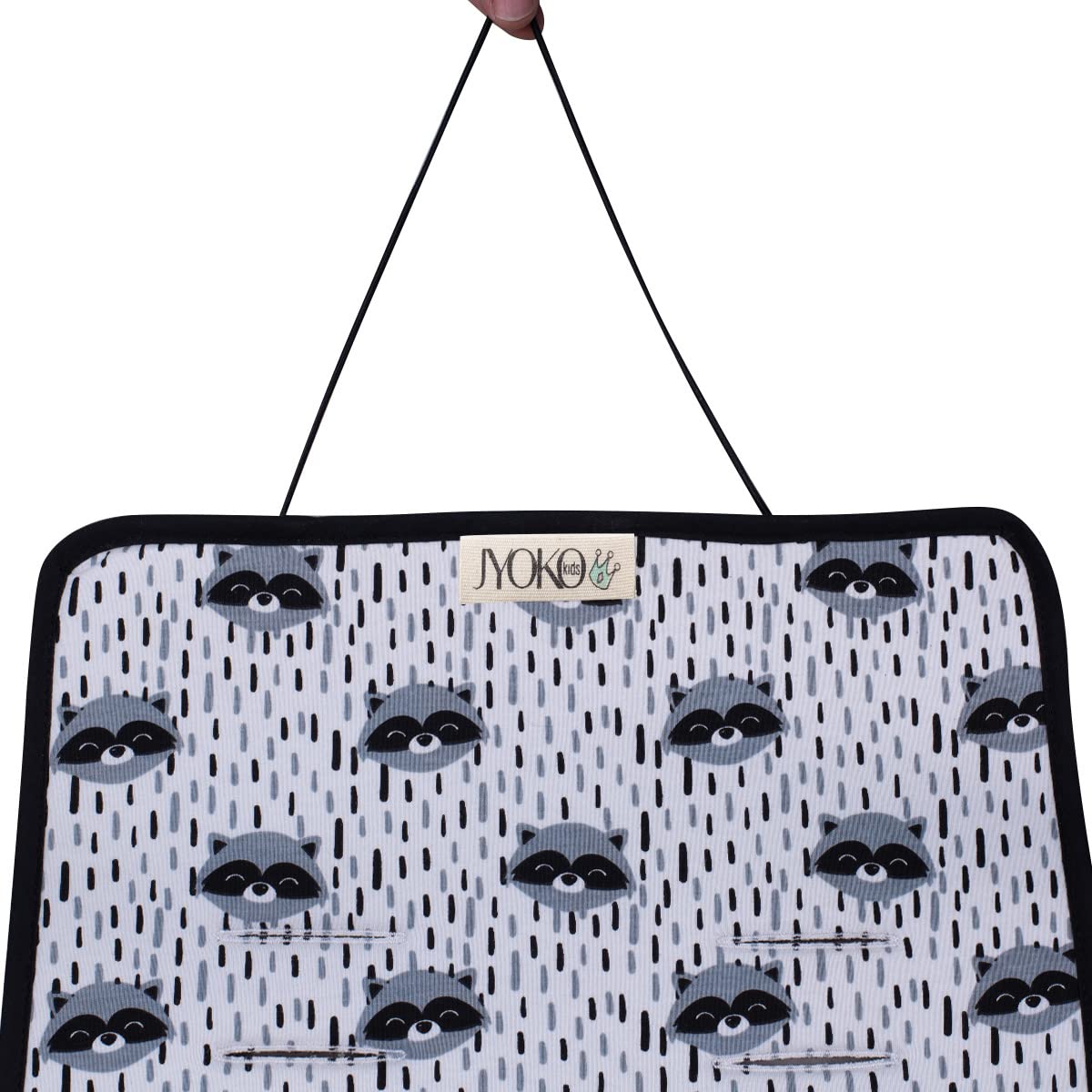 JYOKO KIDS Materassino per passeggino compatibile con Joolz y Baby Jogger City Mini, City mini GT2, City Mini Zip, City Mini Tour Y Joolz. Realizzato al 100% in cotone (Raccoon)