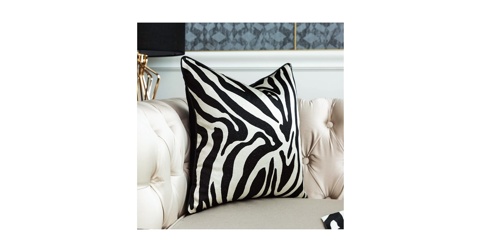 ゼブラ柄クッションカバー1個 （中身無しカバーのみ） ゼブラ ウール クッションカバー 40 x 40 cm – Artek Tokyo Store