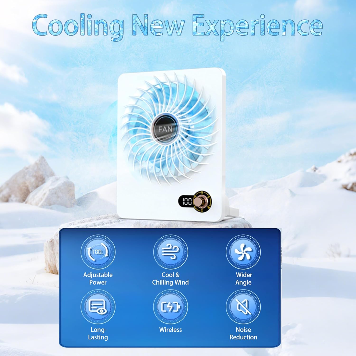 Mini Desk Fan (Pink)