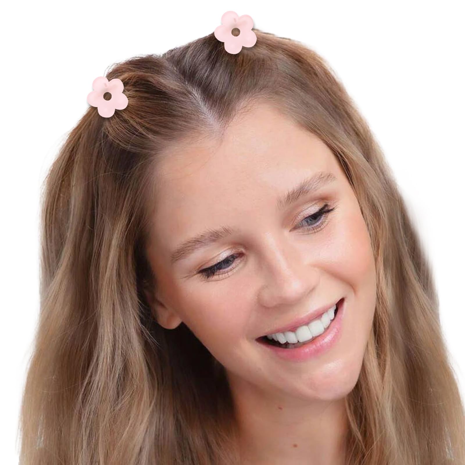 Mini Flower Hair Clips - Cute Girls Hair Accessories -4