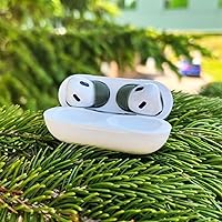 Vista 4 de Comply Puntas de repuesto de espuma viscoelástica para Apple AirPods Pro 1 y 2 Máxima comodidad, ajuste seguro, aislamiento de ruido superior