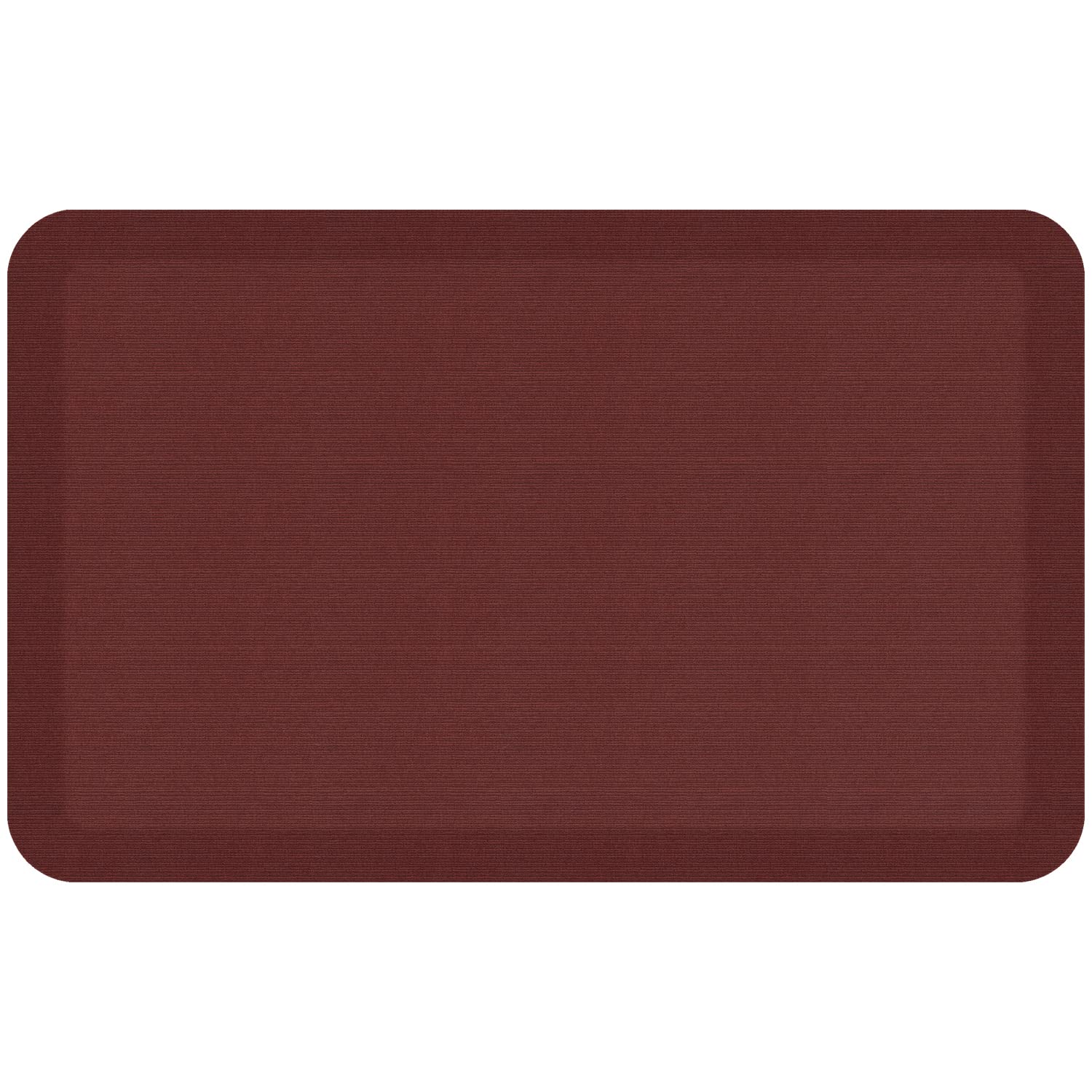 GelPro Designer Comfort Grasscloth Crimson Ergo-Foam Anti-Fatigue Kitchen Floor Mat, 20"x32"