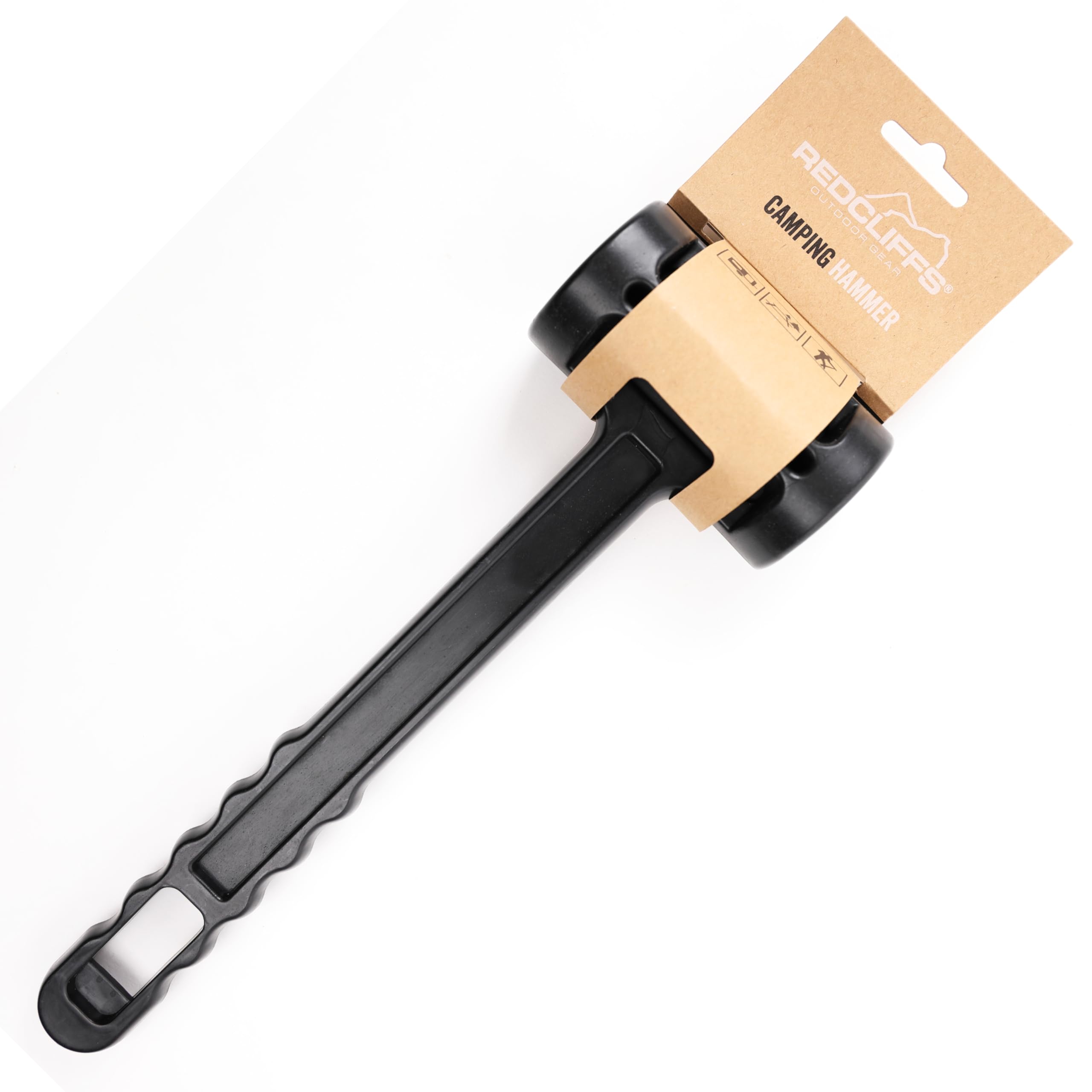 Marteau de camping de qualité supérieure - Marteau robuste, léger et fiable pour la construction de tente et une utilisation en plein air, accessoire de camping idéal pour les amateurs de camping et