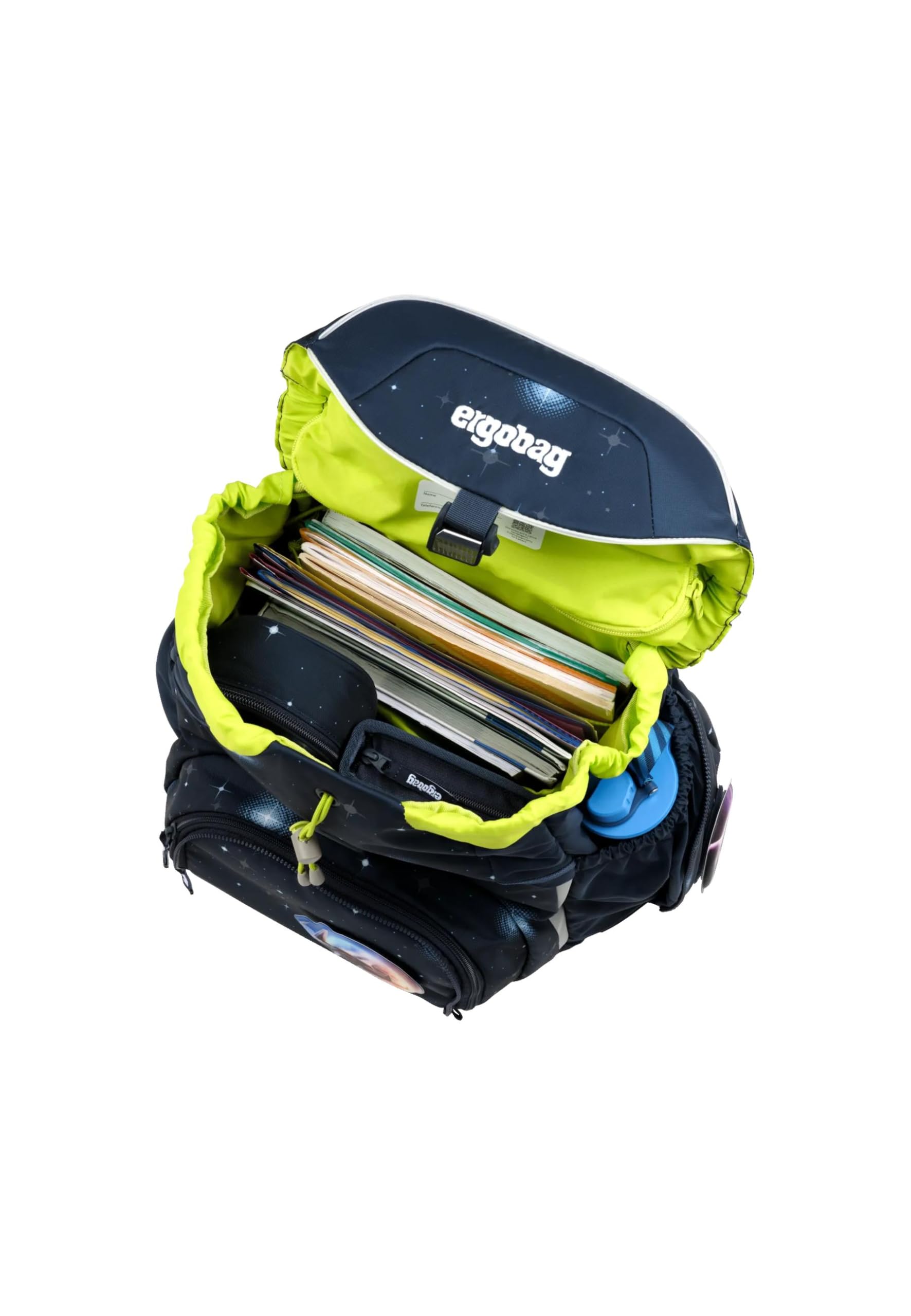 ergobag Pack Set ergonomischer Schulrucksack flexibel 6-teilig Set 1. Klasse Grundschule für Mädchen und Jungen
