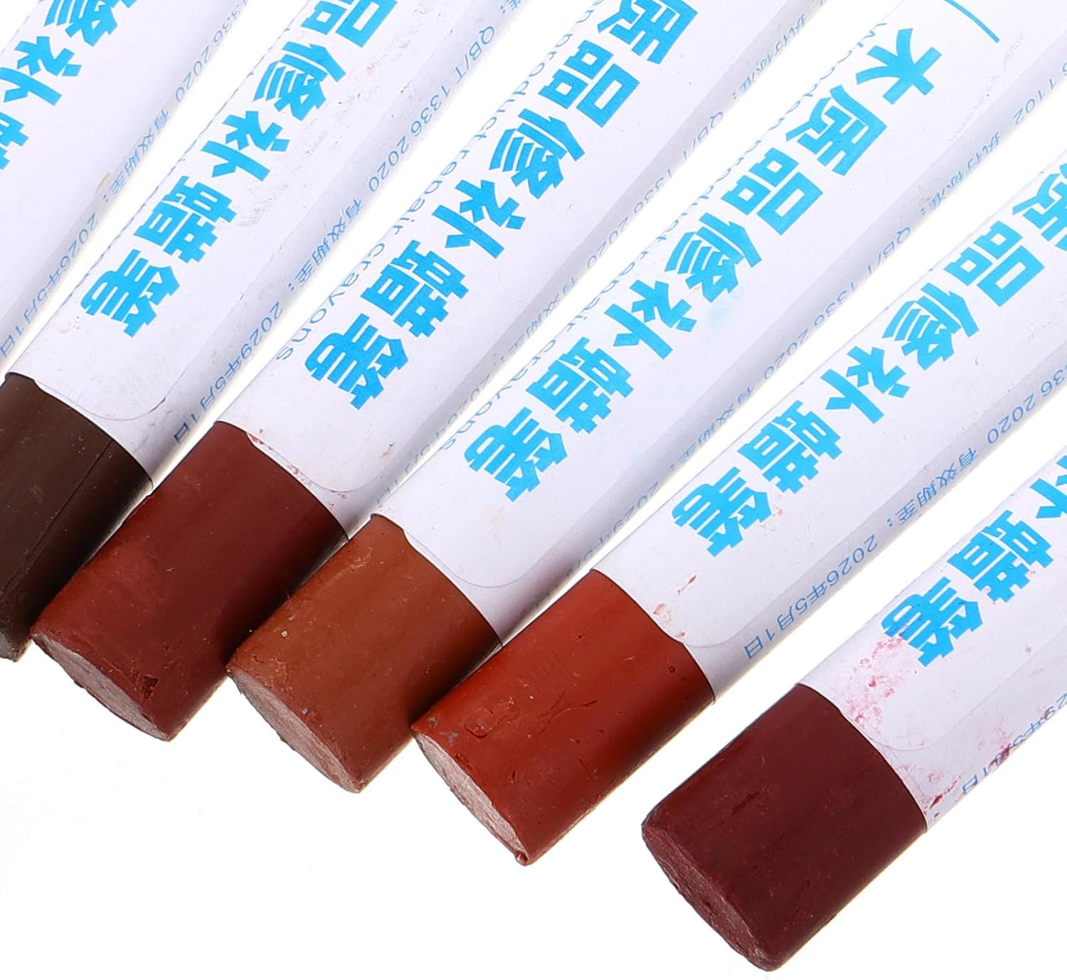 Homoyoyo 12pcs Wax Stick Furniture Touch up Pens for Scratch Repair on Wooden Products and Laminate Floors with Easy Application and Versatile Use
