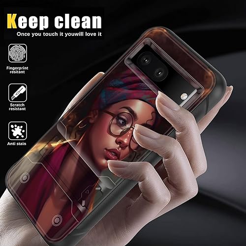 Miniatura 4 de Funda para Pixel 7A, de doble capa, resistente, a prueba de golpes, con soporte, funda protectora militar a prueba de caídas para Google Pixel 7A de