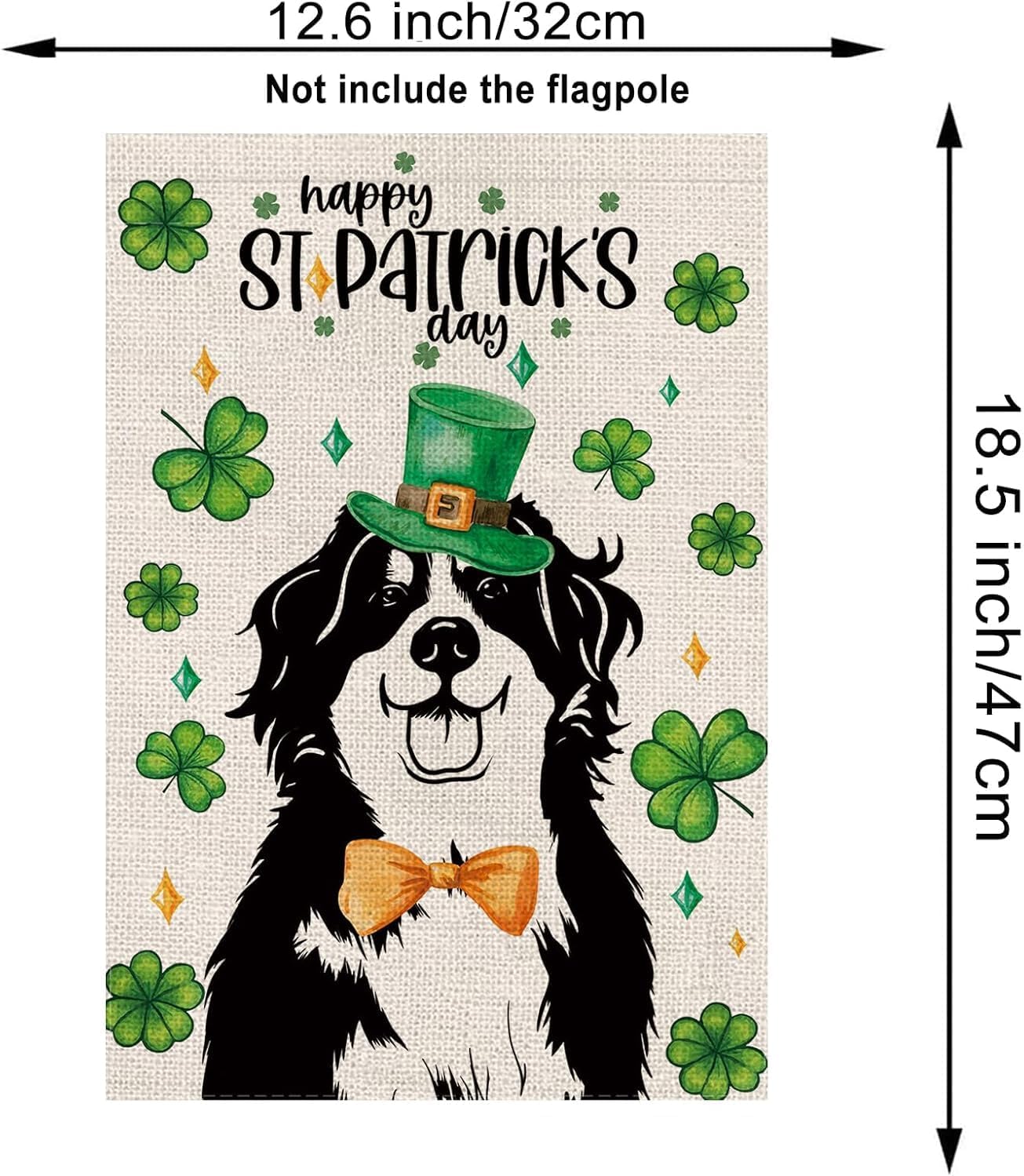 Seasonal Garden Flags Bernese Mountain Double Sided Flags Set of 11 Holiday Farmhouse Indoor Outdoor Yard Lawn Christmas Gifts Decorations 12.5x18 Inch - Image 3