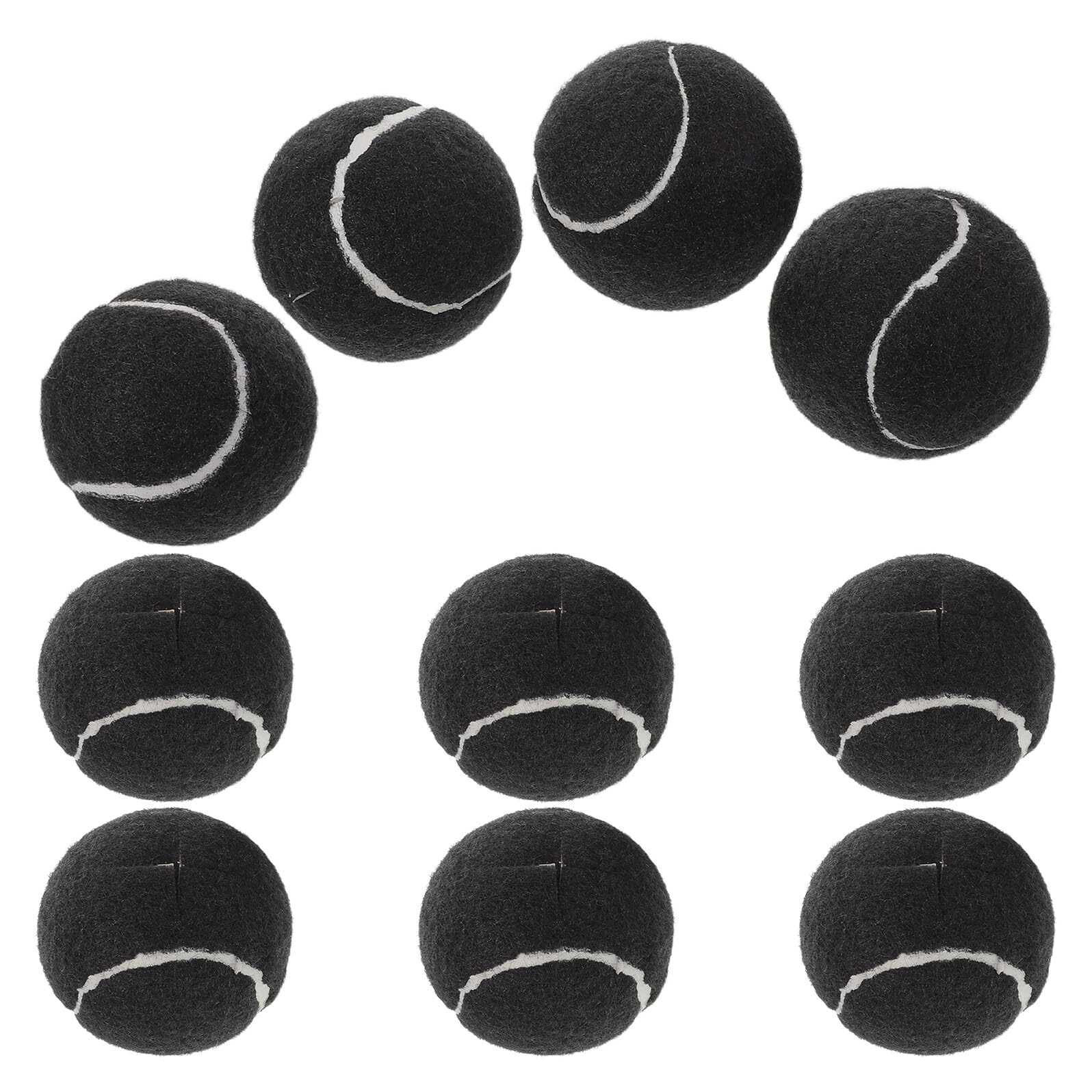 Protège-pieds de chaise de tennis noirs : lot de 12 patins de protection
