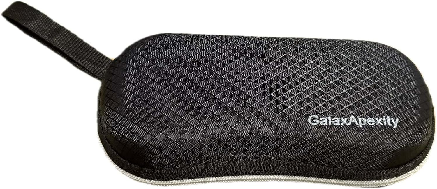 GalaxApexity Sunglasses Case, Hard EVA Shell Shockproof Sport Glasses Case,Travel Zipper Eyeglasses Holder